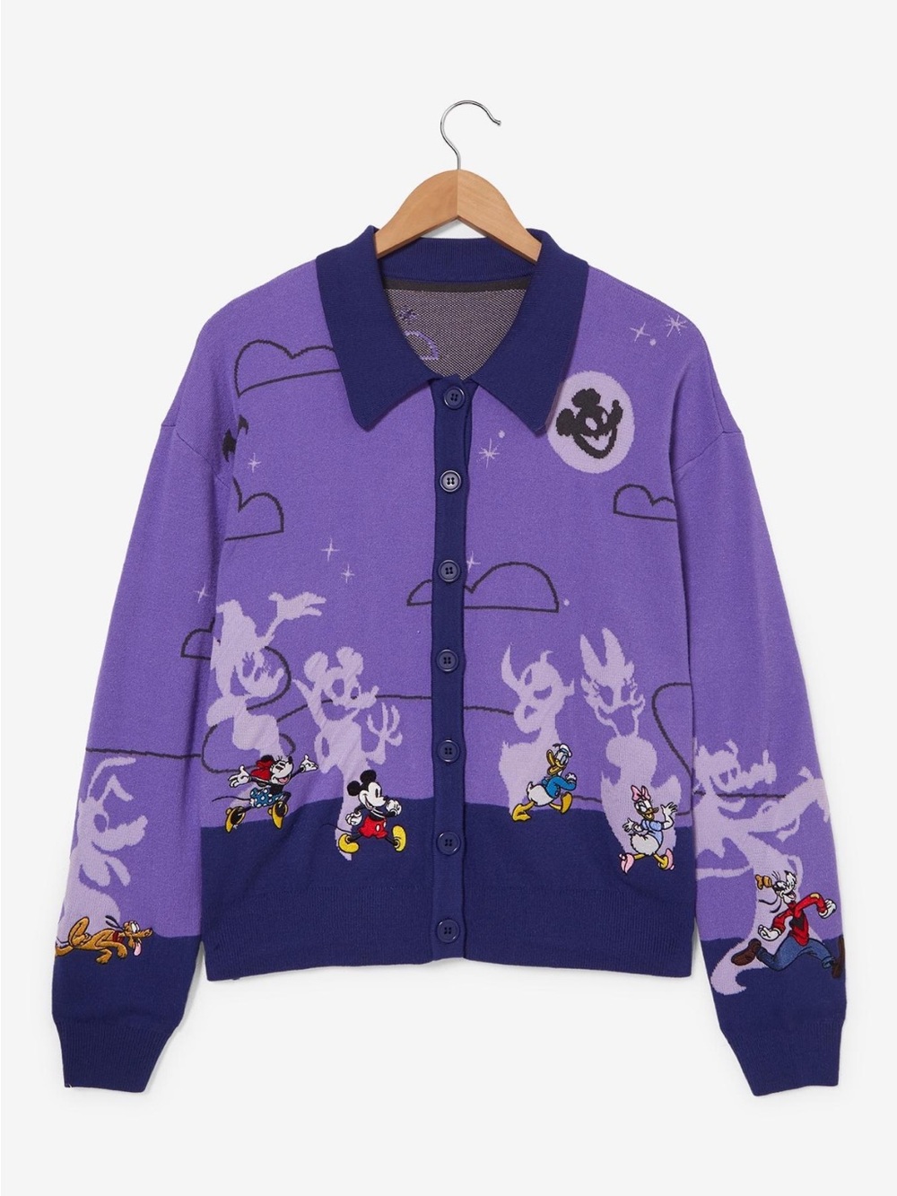 Disney Mickey & Friends Halloween Parade Glow In The Dark Cardigan Boxlunch